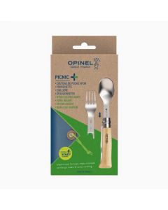 Opinel Complete Picnic + evőeszköz készlet